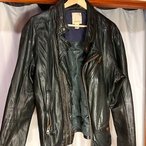 Diesel Leather Lambskin Jacket Size L